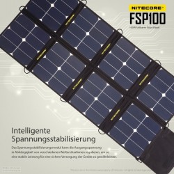 NITECORE Solarpanel FSP100