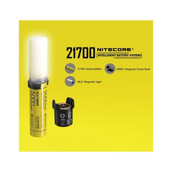 NiteCore 21700 intelligent Battery System Kit