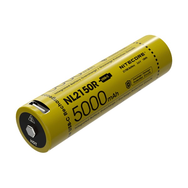 NiteCore 21700 USB-Akku 5000 mAh NL2150R