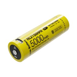 NiteCore 21700 15A USB-Akku 5000 mAh NL2150HPR