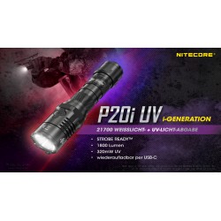 NiteCore P20i UV - 1800 Lumen