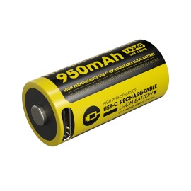 NiteCore NL169R 16340 Akku USB-C 950mAh