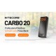 NITECORE CARBO20 Powerbank - blau